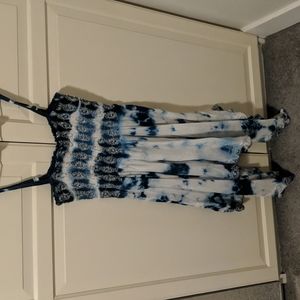 Tie dye sequins dress